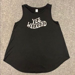 Old Navy black tank top
